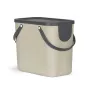 Rotho Albula jätteiden lajitteluastia, 25 l, cappuccino