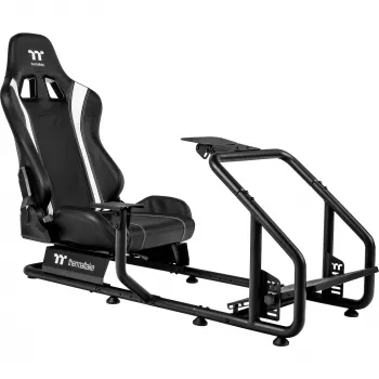GR300 Racing Simulator Cockpit, sim-rig (musta)