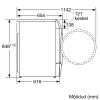 Bosch WNC254ARSN pesukone-kuivausrumpu 10,5 kg / 6 kg 1400 kierr./min harmaa
