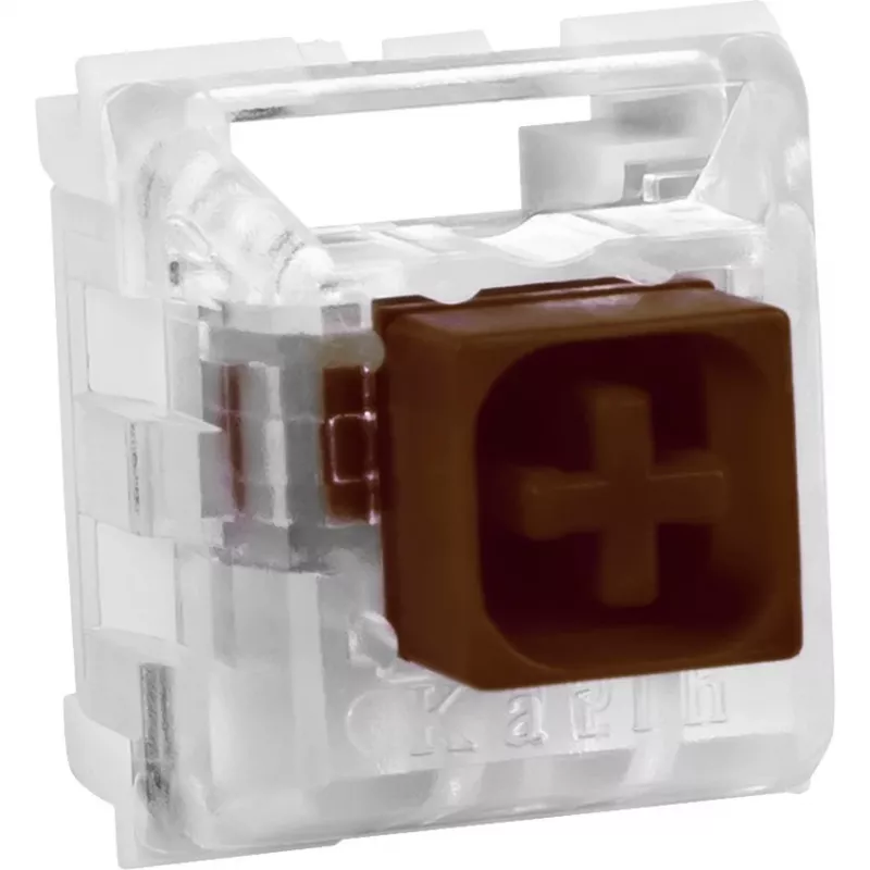 Kailh Box Brown kytkinsarja, näppäinkytkimet ruskea/läpinäkyvä, 35 kpl