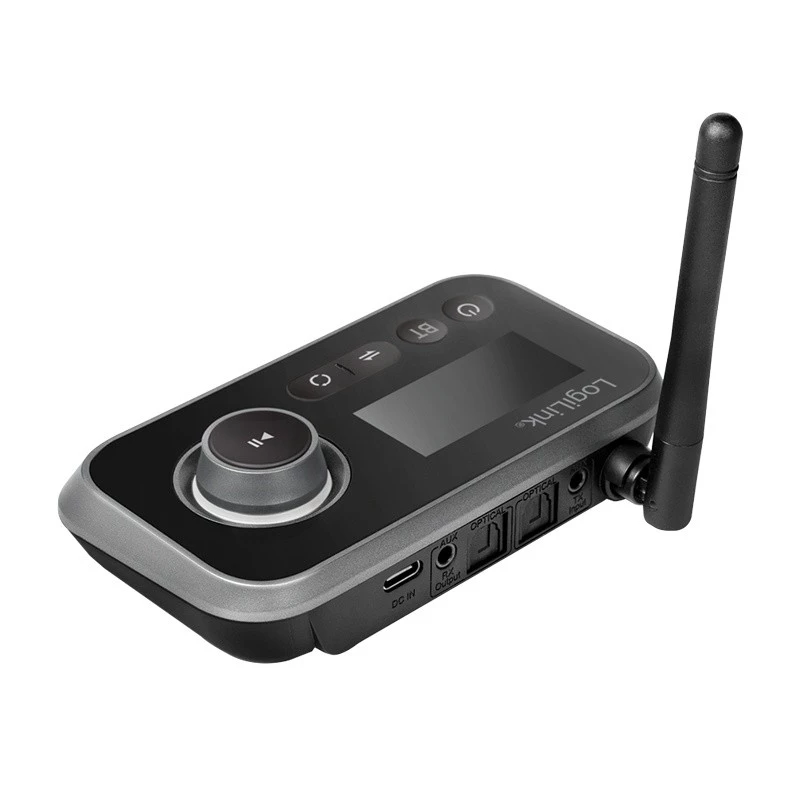 LogiLink BT0062 Bluetooth-audiolähetin/vastaanotin BT 5.0 10 m kantama