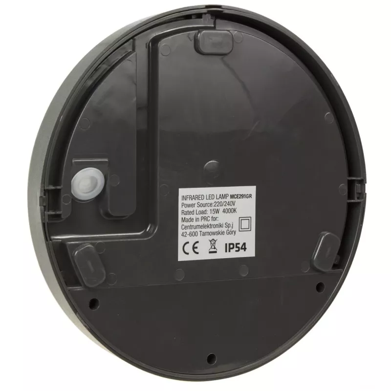 LED 15W lamppu infrapunaliiketunnistimella MACLEAN MCE291 GR