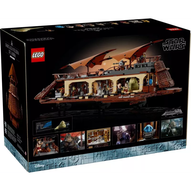 LEGO Star Wars setti Jabba's Barge 75397 – 3943 osaa, 11 minifiguuria, ikä 18+