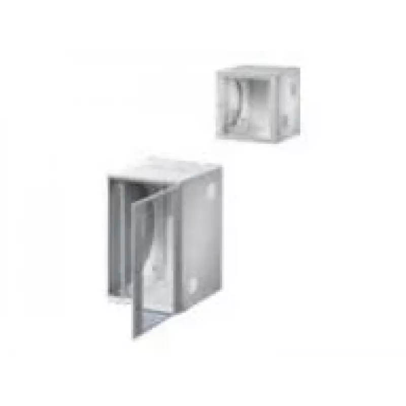 Rittal FlatBox - kotelo - seinäasennukseen - RAL 7035 - 6U - 48.3 cm (19