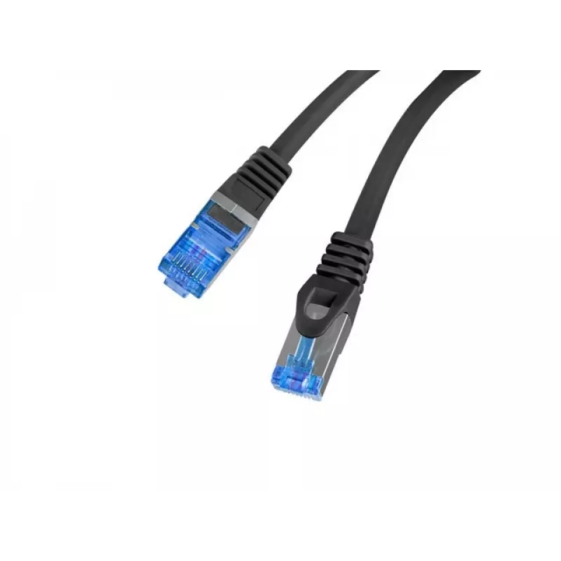 Verkkokaapeli Lanberg PCF6A-10CC-0025-BK RJ45 Cat6a 0,25m musta