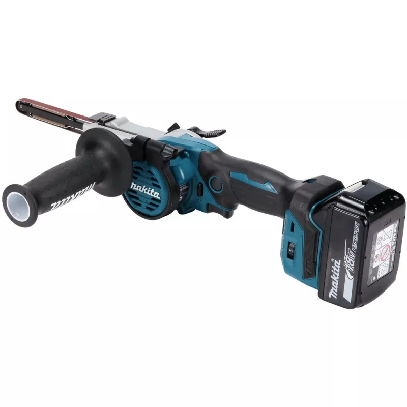 Makita DBS180Z akkukäyttöinen hihnaviila, 18 V, musta/sininen (ilman akkua)