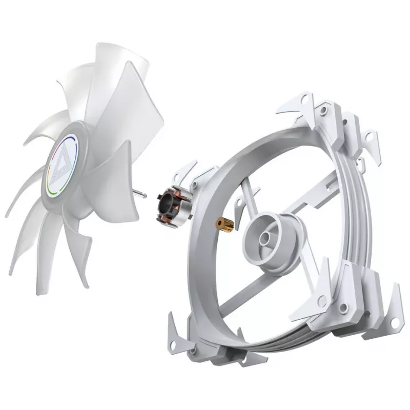 MONTECH HP140 ARGB PWM 140 mm valkoinen 3 kpl:n pakkaus