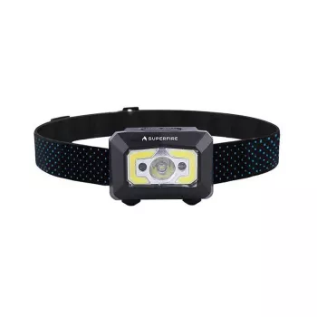 Superfire X30 otsalamppu, 340 lm, USB, 5 tilaa, 130 m