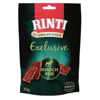 RINTI Singlefleisch Exclusive Hirsch - herkku koirille - 50 g