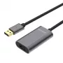 USB-kaapeli UNITEK Y-271 5 m USB 2.0 harmaa