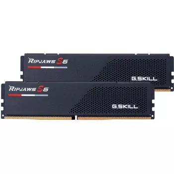 G. Skill Ripjaws S5 64GB (2x 32GB) DDR5 6000MHz dual channel -kit pöytätietokoneen muisti musta