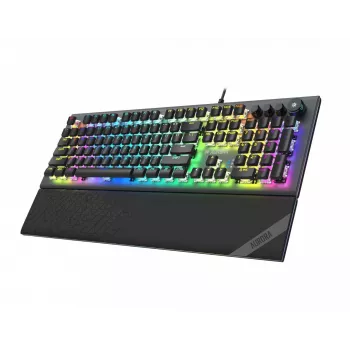 iBox Aurora K-5 näppäimistö USB QWERTY hopea