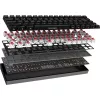 Deltaco GAM-100-DE - 65% - USB + Bluetooth - mekaaninen kytkin - QWERTZ - RGB-LED - musta