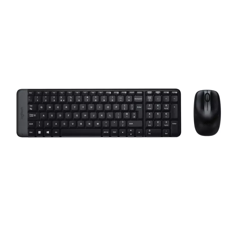 Wireless Combo MK220, langaton, RF Wireless, QWERTZ, musta, hiiri