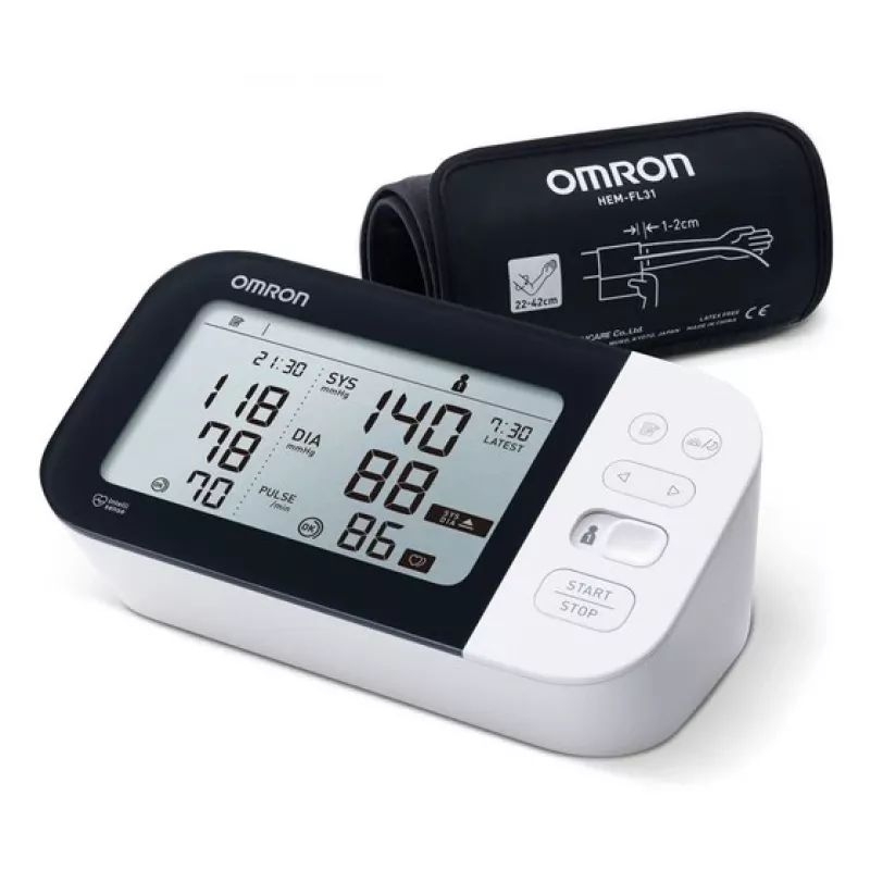 Omron M7 Intelli IT olkavarren verenpainemittari, automaattinen, 2 käyttäjää