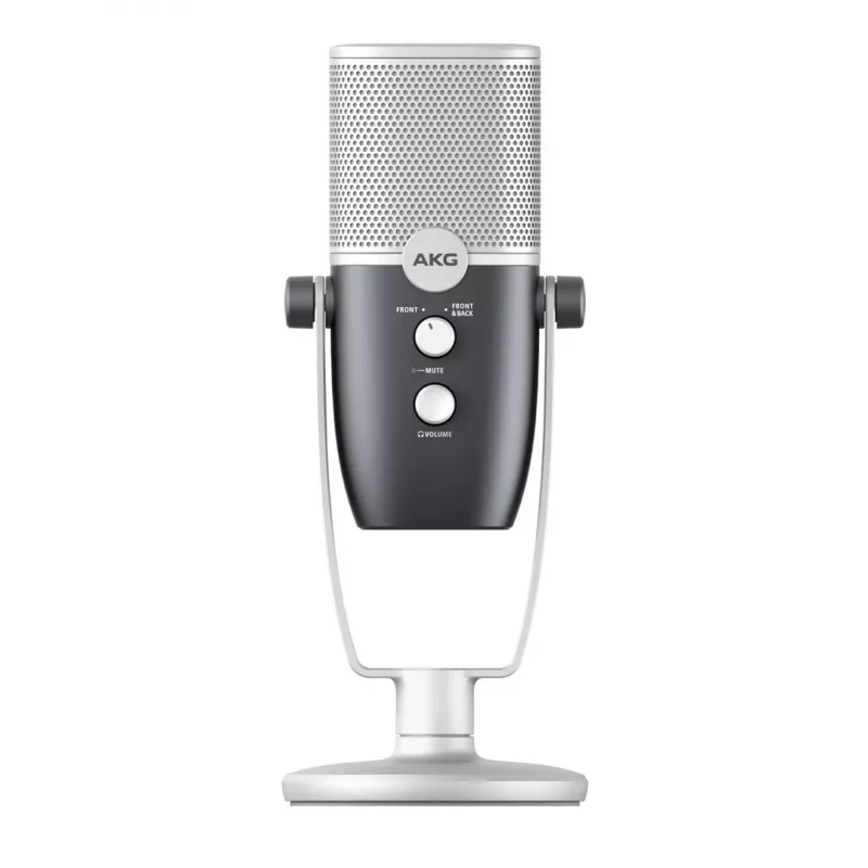 AKG Ara - ammattimainen USB-kondensaattorimikrofoni, sininen/hopea