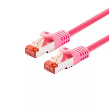 Verkkokaapeli LOGON TCR66SS070M Cat6 S/FTP (S-STP) magenta, 7 m, RJ-45–RJ-45