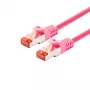 LOGON TCR66SS070M verkkokytkentäkaapeli Cat6 S/FTP (S-STP), 7 m, magenta