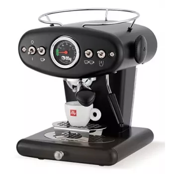 illy X1 Anniversary Machine kahvijauheelle ja E.S.E.-padeille (musta)