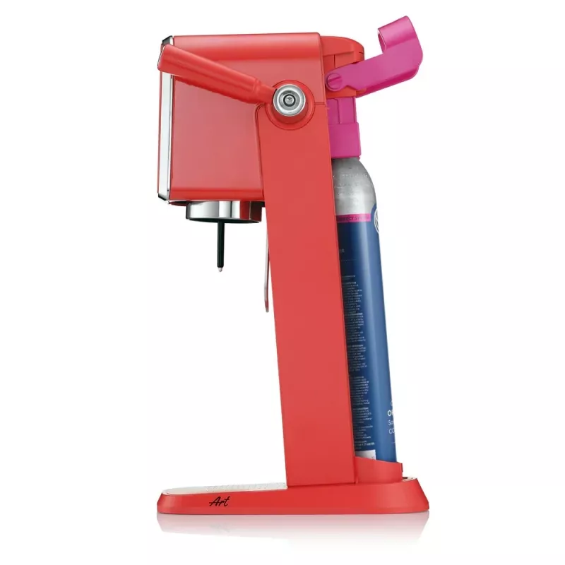 Soodavesilaite SodaStream Art Mandarin Red 1L hiilihapotuspullo