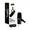 Shure MV7+-K - puhe- ja laulumikrofoni XLR/USB-C-liitännällä, musta