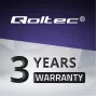 Qoltec 51025 virtalähde/jännitemuunnin sisäkäyttöön musta