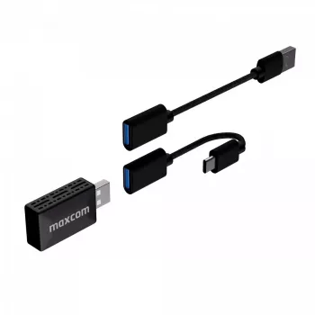 Langaton radio-autoadapteri MAXCOM MC02 Wave Bluetooth-yhteydellä auton audion suoratoistoon
