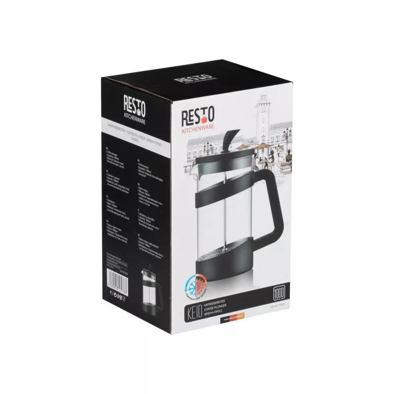 RESTO 90509 French press -kahvinkeitin, 1000 ml