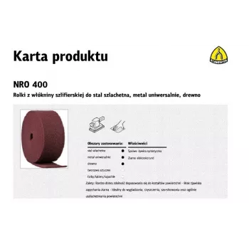 K.NON-WOVEN ROLL 150 mm NRO 400 /10 mb *