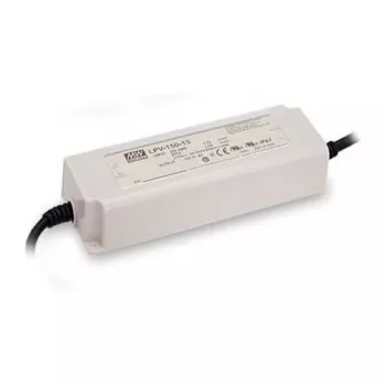 LED-ajuri Synergy21 MEAN WELL LPV-150-24, 24V DC, 151,2W, AC 180–305V, 47–63Hz, 63×191×37,5 mm