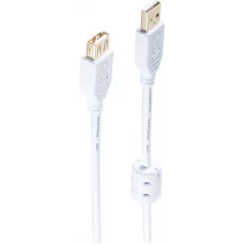 shiverpeaks BS77123-WF USB-kaapeli 3 m USB 2.0 USB A valkoinen (BS77123-WF)