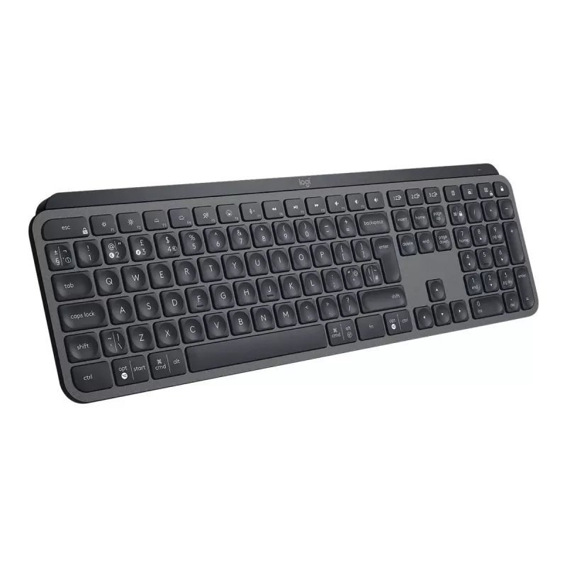 Logitech MX Keys for Business - näppäimistö - taustavalaistu - langaton - Bluetooth, 2,4 GHz - QWERTY - GB - grafiitti (920-010250)