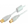 USB-kaapeli USB 2.0 ShiverPeaks BS77022 1,8 m harmaa