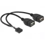Sisäinen USB-kaapeli DeLOCK 83292 0,2 m liitin-liitin