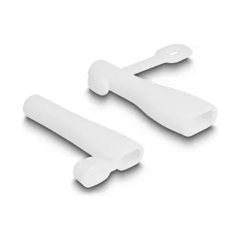 DeLOCK pölysuojus USB Type-A-urosliittimelle ja USB Type-C-urosliittimelle sarja 2 kpl valkoinen