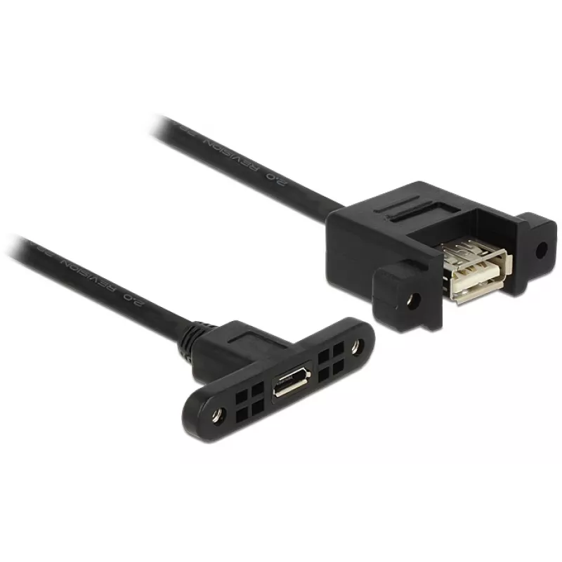 USB-kaapeli Micro-USB B USB A DeLOCK 85109 0,25 m