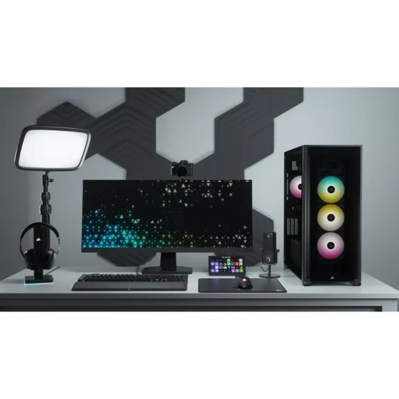 PC-kotelo Corsair iCUE 7000X RGB Full Tower musta