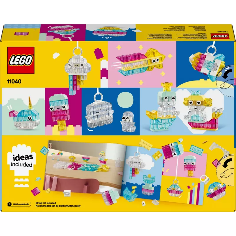 LEGO CLASSIC 11040 maaginen läpinäkyvä laatikko