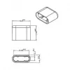 Liitinsuojus DeLOCK 64008 USB Type-C musta