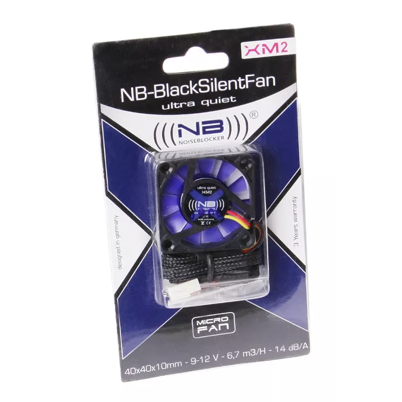 NOISEBLOCKER BlackSilentFan XM-2 40mm musta