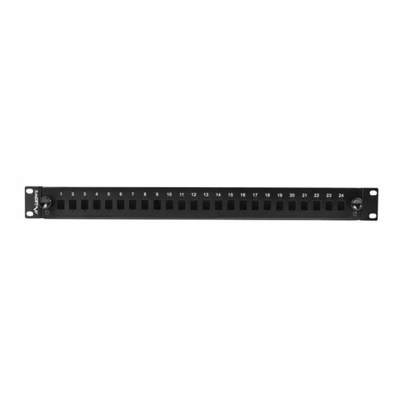 Kuitu-patch-paneeli rack 1U 24x SC/LC 19