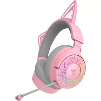 Razer Kraken Kitty V3 Pro - Quartz kuulokkeet langallinen & langaton panta peli USB Type-A Bluetooth roosa