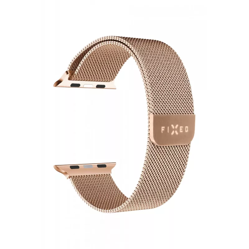 Mesh-ranneke FIXED FIXMEST-436-RG Apple Watch 38/40/41mm -kelloon ruusukulta