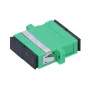 Extralink SC/APC duplex-sovitin, yksimuotokuitu, vihreä