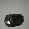 Duffel bag The North Face Base Camp S — 50 L, nailon/polyesteri, musta/valkoinen