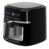 Adler AD 6318 kuumailmafriteerauskeitin, 8 l, 2500 W, LCD-näyttö, 9 ohjelmaa, musta