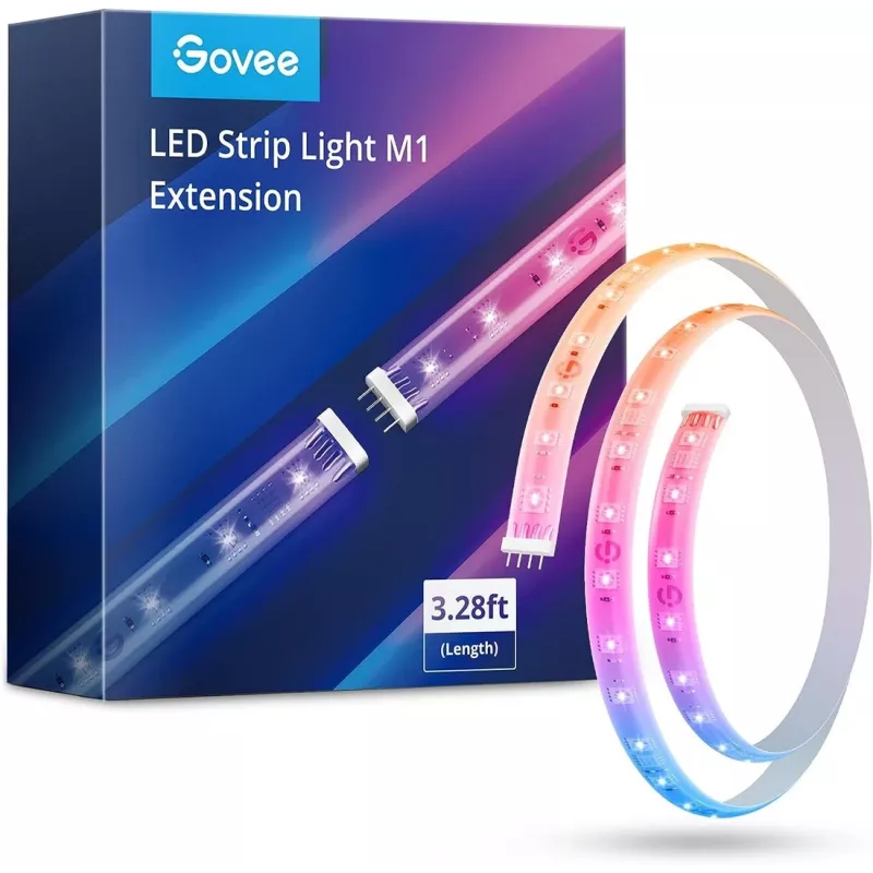 LED-nauha Govee H100E RGBIC+ 1m laajennus