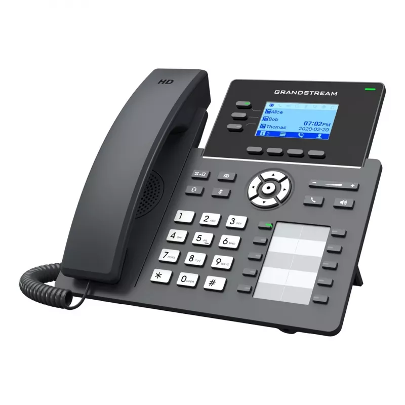 Grandstream Networks GRP2604P IP-puhelin musta 3 linjaa LCD