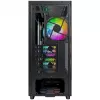 PC-kotelo Montech X5 Midi Tower musta ATX 3x 140 mm:n tuuletin