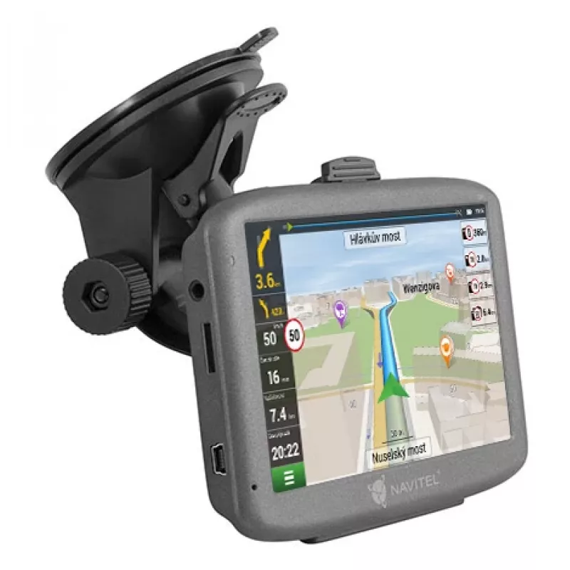 Navitel E501 navigaattori 12,7 cm (5 tuuman) TFT-kosketusnäyttö harmaa